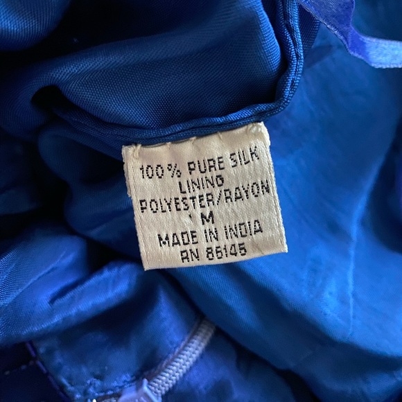 Royal Blue Beaded Formal - Picture 4 of 4